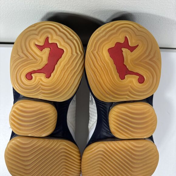 Nike Lebron XVI Low USA Men's Size 11.5 Navy White Gold Gum CI2668 101 - Picture 12 of 15